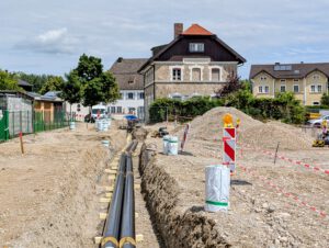 Erschließung im Zeitplan